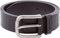 BRAX Herren Style Masterpiece Büffelleder Uni SchlieÃŸe American Silver G rtel, Black, 85 673 Herstellergr e EU