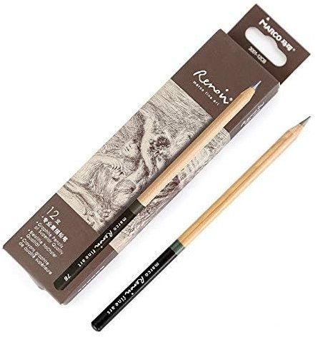 Bleistift Zeichnen Skizze Bleistift Kunst Zubehör 12 Stück Künstler Level (7B)
