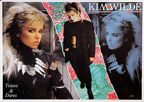 Premium Poster/Plakat | DIN A1 | Wanddeko | Live Konzert Veranstaltung » Kim Wilde - Teases & Dares, 1984 «