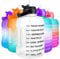 BuildLife Motivational Water Bottle 2.2L - Large Capacity Water Jug with Straw & Time Marker & BPA Free Ensure Enough Water-Drinking Throughout The Day (Clear, 2.2L)