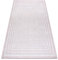 Teppich SISAL SION innen & außen, flach gewebt, für Zimmer, Küche, Terrasse und Balkon, Labirynth Flach gewebt rosa/Ecru 80x150 cm