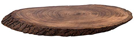 Divit Shilp Cuenco de madera natural para servir ensaladas, verduras y frutas, cuenco grande y profundo para la familia y las celebraciones. (Chopping Board - New)