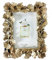 NatureMan Vintage Bilderrahmen 10,2 x 15,2 cm Golden Ginkgo Biloba Antiker Bilderrahmen für Desktop-Display und Wandmontage, Heimdekoration