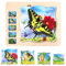 WOODENFUN Human Body Puzzles für Kinder 3-5, Montessori Anatomie Spiel Set, Human Body Model Puzzle für Vorschulkinder und Kinder ab 3 Jahren (Schmetterling)