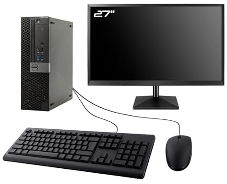 Dell PC 5040 SFF - Pantalla de 27 Gaming GTX 1650 i5-6500 RAM de 32 GB SSD y 240 GB HDD de 2 TB (reacondicionado)