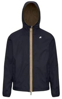 KWAY Jake Eco, Bleu nuit réversible marron, M