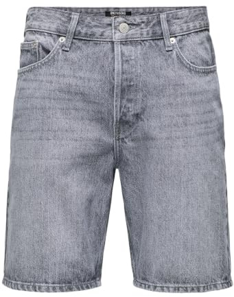 Only & Sons Herren Jeansshorts Onsedge Mg 2042 Azg DNM Shorts