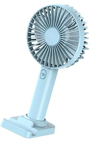 Yardenfun Ventilatore Portatile Ricaricabile Usb Con Per Smartphone Mini Fan e Casa Blu