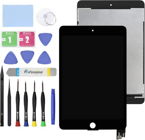 GBOLE 7,9 Zoll Bildschirm Ersatz für iPad Mini 5 A2133 A2124 A2125 A2126 LCD Display Touchscreen Digitizer Panel Montage Ersatzteil mit Werkzeugen - Schwarz