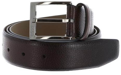 BOSS Men's Belt, Open Brown, 95