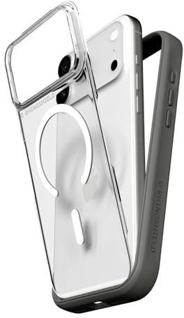 RhinoShield Mod NX Hülle für MagSafe für iPhone 17 Pro Max | Starker Magnet, Bumper-Case mit Backplate, modulares 2-Wege-Design, Fallschutz nach Militärstandard