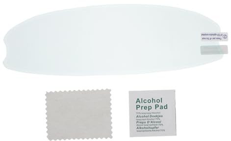 WEKADRIN Beschlag Folie für Motorradhelm Visier Wasserdichter Regen und UV Schutz Klare Helm Sonnenblende Robustes Fog Insert für Elektrofahrzeug Helme