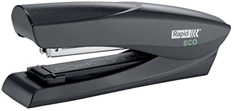 Rapid ECO Tacker, großes Heftgerät aus recyceltem Kunststoff, für zu Hause, Büro oder Schule, Teil der ECO-Reihe, schwarz, 24812301