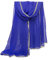 BellyLady Bauchtanz Schleier Chiffon Handgemacht Navyblau
