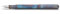 Kaweco LILIPUT Füllhalter Fireblue I Exklusiver Edelstahl Füllfederhalter für Tintenpatronen inklusive Retro Metallbox I Füller 12,5 cm I Federbreite: BB (Extra Breit)