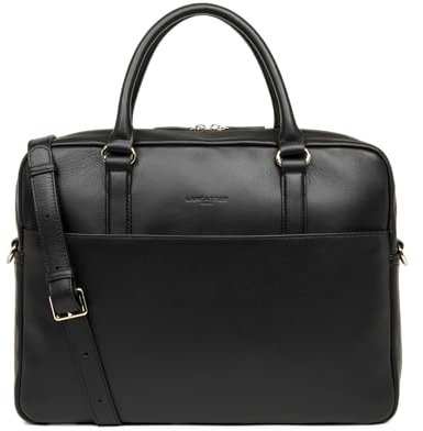 LANCASTER | Mademoiselle Business - Porte documents Cuir de Vachette Grainé Noir