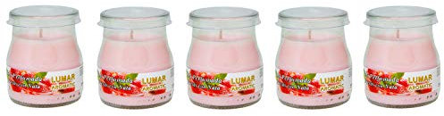 Lumar Aromatic Vela en Frasco Aromatica (Fresas con Nata, 5)