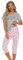 Misscoo Ensemble de Pyjama Femme Coton Manche Courte Vêtements de Nuit Fille Sleepwear Idéal pour Printemps et été