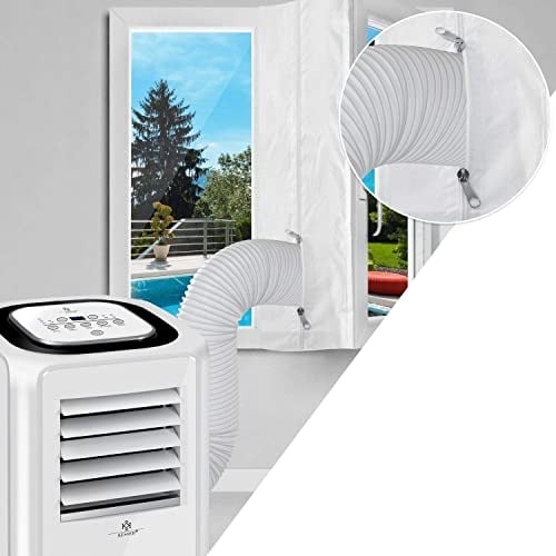 KESSER Junta de Ventana Aire Acondicionado móvil, Aire Acondicionado, Secadora, Secadora de Aire de Escape, Tope de Aire Caliente para Fijar en Ventanas, claraboyas, Ventanas abatibles