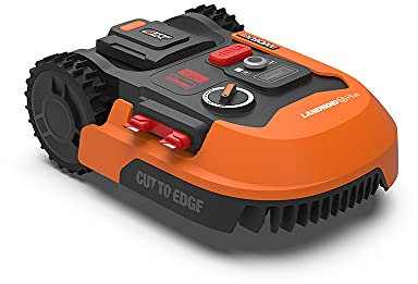 WORX Landroid M500+ WR165E Robot Lawn Mower for medium gardens up to 500m2/Cut to edge Automatic robotic lawn mower with app control, wifi