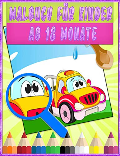Malbuch für Kinder ab 18 Monate