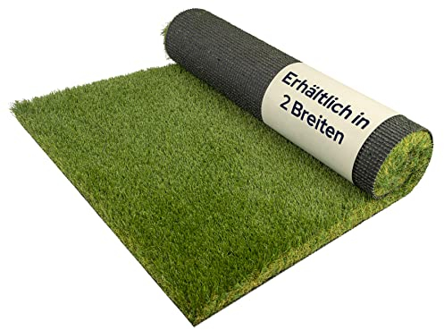 Primaflor Premium Kunstrasen - IDOL, 4,00m x 20,00m, Verschiedene Größen, 57 mm Hoch, UV-Beständiger, Wasserdurchlässiger, Rasenteppich, Outdoor Bodenbelag, Kunstgras für Garten, Terrasse und Balkon