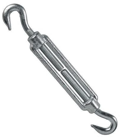 1 Stück Spannschloss Haken-Haken M12 x 125mm