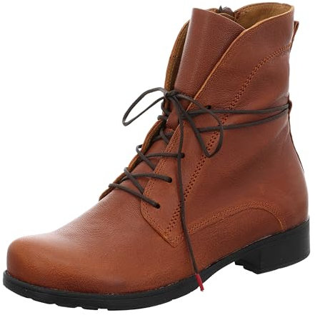 THINK! Damen Denk leicht gefütterte nachhaltige Stiefelette, 3040 Kastanie, 38.5 EU