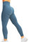 corcoar Sport Leggings Damen High Waist Seamless Hosen Gym Yoga Sport Leggings Booty Lifting Po Push Up Gym Sporthose Burgund XXL