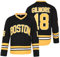 Happy Gilmore Trikot #18 Adam Sandler 1996 Movie Eishockey Jersey genäht schwarz Größe S-XXXL, Schwarz, Klein