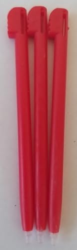 Ersatzstifte für Nintendo DS Lite NEU Touch Pen NDSL Stylus Drittanbieter Eingabestifte 3x Rot [video game]