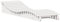 vidaXL Chaise Longue, Transat de Patio, Lit de Repos de Jardin, Bain de Soleil Piscine Terrasse Balcon, Moderne, Blanc Bois Massif de Pin