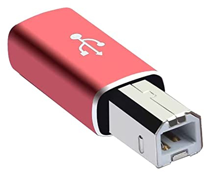 FUZYXIH USB C Buchse Auf MIDI Adapter Für MIDI E Piano E Drum Scanner Fax MIDI Adapter Für MIDI Drucker Midi Adapter USB C