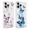 Yoedge 2 Pack Clear Phone Case Compatible with iPhone 15 Pro Max 6.7, Transparent Silicone with Butterfly Aesthetics Pattern, Shockproof Bumper Protector Matte Cover for iPhone 15 Pro Max, Girls