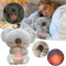 Dabeto Schlummer Koala mit Atembewegung, Beruhigendes Koalabär Kuscheltier, Schlummer Koala Plüschtier, Geburtstagsgeschenk, Geeignet für den Gebrauch im Schlafzimmer (Gray)