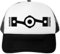 Udaytee Boxermotor Verstellbare Weiße Unisex-Baseballkappe
