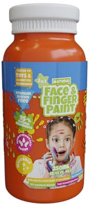 Natural Face & Finger Paint - 250 ml - Orange