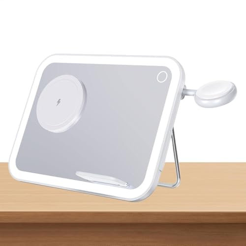Vanidad LED genérica, recargable LED Cosmetic, regulable Makeup, portátil para maquillaje Tabletop LED, 3 colores Light Vanity