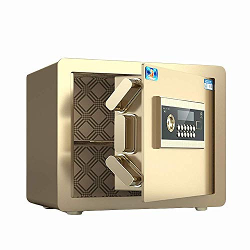 strongbox Tresor, feuerfest, wasserdicht, Tresore, verdickter Diebstahlschutz, für den Haushalt, kleine Passwort-Tresore, 35 cm, Büro, Ganzstahl, versteckbar in der Wand, Nachttisch, Safe, Schrank