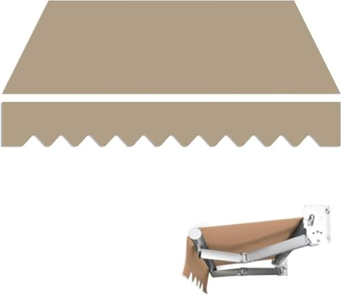 Tenda da sole manuale fai da te (solo tessuto) Sostituzione manuale della tenda da patio retrattile, tettoia esterna for gazebo retrattile, copertura, parasole, riparo for cortile, terrazza, balcone(B