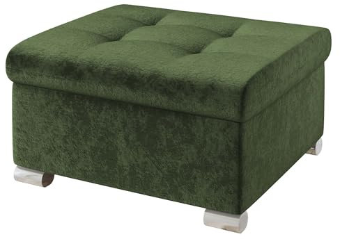 Mirjan24 Polsterhocker Niko klein Sitzbank Sitzhocker Fußbank Pouf Hocker Farbauswahl (Clara 215.10)