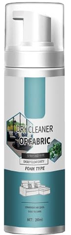 Stoffsofa Reinigungsschaum,Wäscheflecken Trockenentferner,Trockenreiniger Für Kleidung,Sofa Trockenreinigungsschaum,Zur Fleckenentfernung,Schonend Für Kleidung 200ML