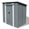 Capanno da giardino grigio in metalloCasa e giardino Prato e giardino Outdoor Living Strutture esterne Capannoni, garage e posti auto coperti