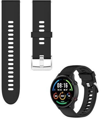 22mm Silikon Armband für Color Sport / S1 / S1 Active, Ersatzarmband Silikon Uhrenarmband Armbänder Silikonband Sportarmband Silikonarmband Schnellverschluss Uhrenarmband Wasserdichtes Sport