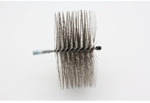 Feuercampus Rohrbürste rund M12 Ø 180 mm 0,60 mm Stahl glatt für effektive Reinigung von Rohren und Oberflächen optimal geeignet langlebig und robust ideal für Werkstatt und Heimwerker