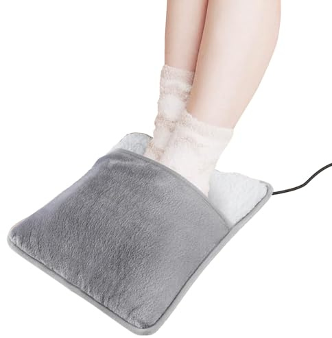 Electric Foot Warmer - 12V USB Flannel Heating Pad Soft Comfortable USB Heating Pad | Constant Temperature Hand Warmer, Unisex Thermal for Feet, Back,