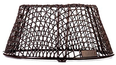 Tower Flue Components CGDK4BR- Circular Terminal Guard - Plastic Coated - Universal Size and Shape for condensing Gas Boilers - (7'' x 4”), Brown