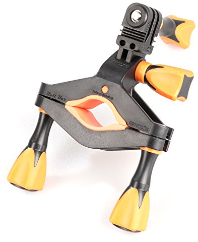 iSHOXS BigBar XL – Supporto per bici e moto per GoPro, DJI e Action Cam – Montaggio su tubo Ø 28–40 mm – stabile e sicuro per scooter, quad e telaio bici