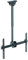 Allcam Single Heavy Duty TV Bracket Ceiling Mount w/Tilt +/- 25°, Swivel 360°, 6° Level Adjustment, Drop Height 560 to 910mm (20 to 36) suits most LCD/LED/Plasma TVs 37-70, Max VESA 600x400