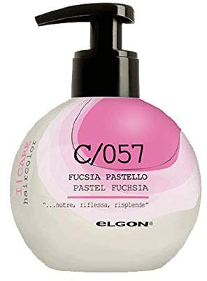 Elgon I-Care Crema de color 200 ml, color fucsia pastel C057 (1 Unidad)